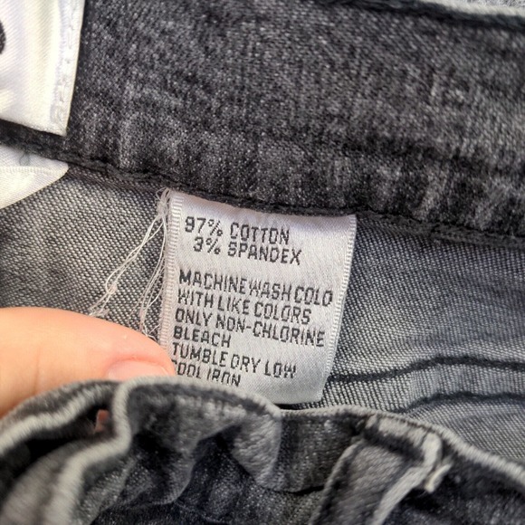 Talbots Women's Stretch Jean Shorts Gray Size 12 Cotton Spandex Blend Pockets - Picture 12 of 12